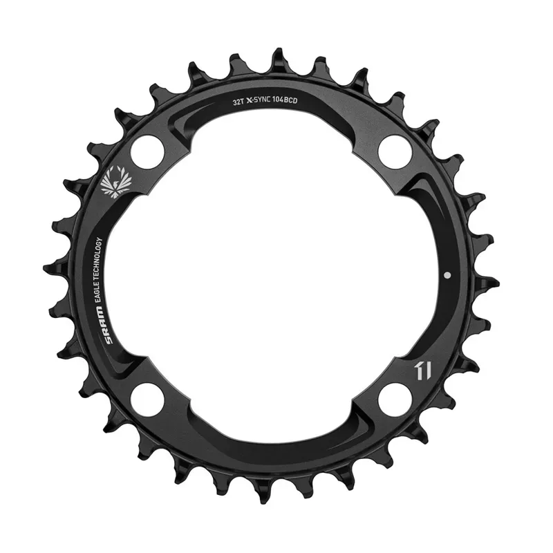 SRAM X-SYNC 2 104-bcd Aluminium 12-speed Chain Ring in Black-3