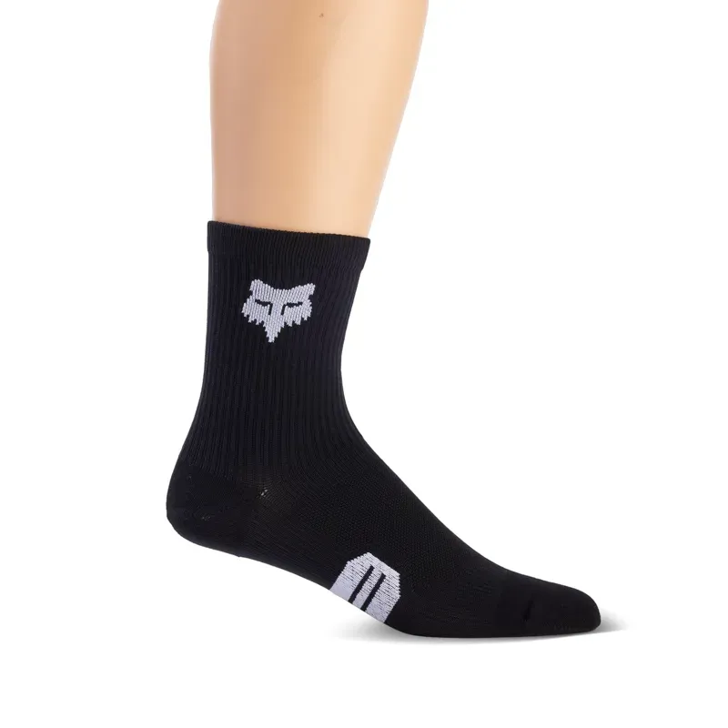 Fox 6in Ranger Socks in Black