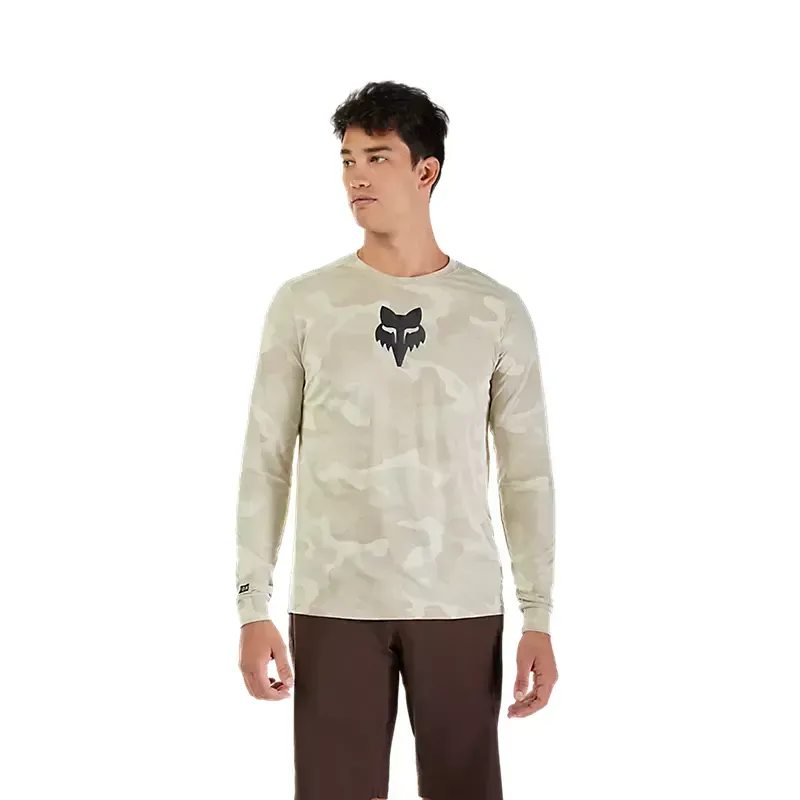 Fox Ranger TruDri Long Sleeve Jersey In Cream-2