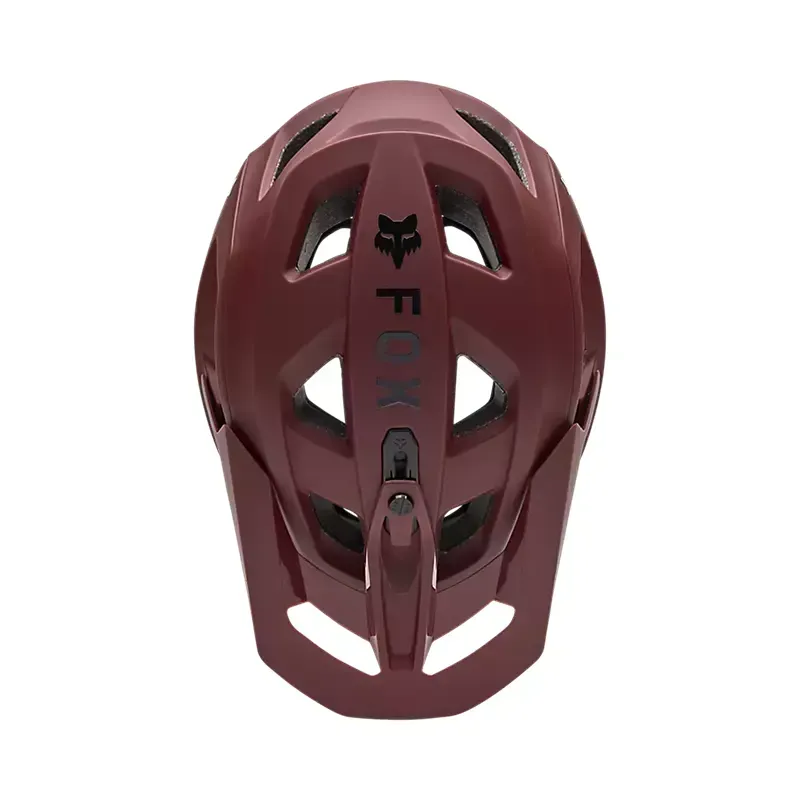 Fox Speedframe Solid Helmet in Rust Brown-2