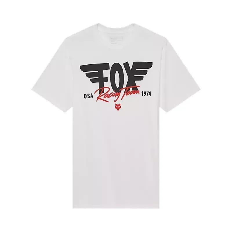 Fox Winged Premium Tee in Optic White