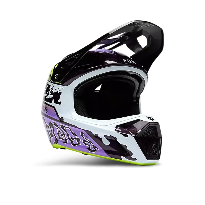 Fox Rampage RS Phantom Limited Edition Helmet in Purple-1