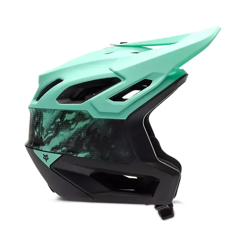 Fox Dropframe Pro Kairos Helmet in Turquoise