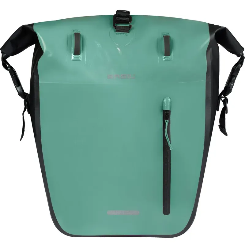 Basil Rivo 25-31l MIK Hooks Single Tarp Bag in Silvergreen/Black-1