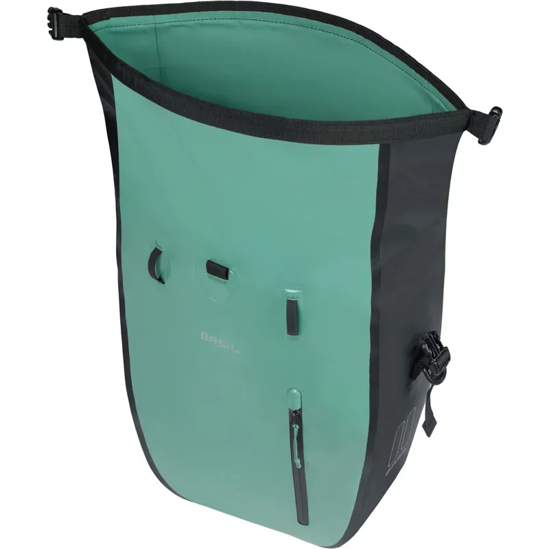 Basil Rivo 25-31l MIK Hooks Single Tarp Bag in Silvergreen/Black-2
