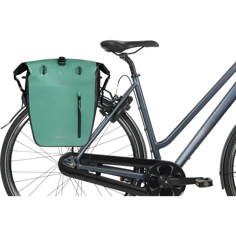 Basil Rivo 25-31l MIK Hooks Single Tarp Bag in Silvergreen/Black-4