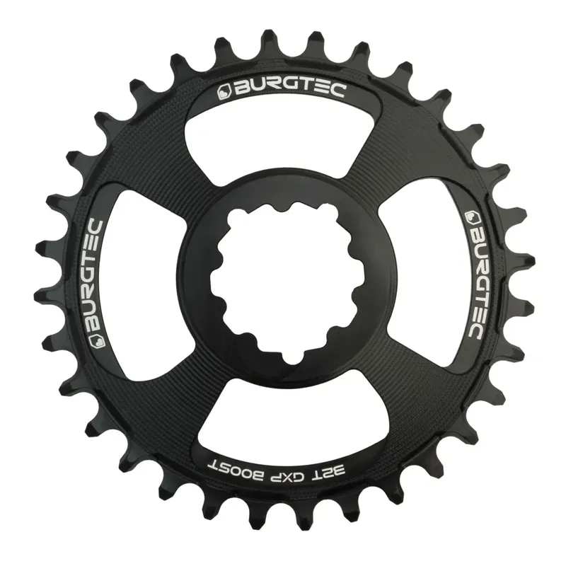 Burgtec GXP Boost 3mm Offset Thick Thin 30T Chainring in Black