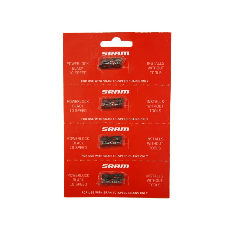SRAM 4-piece 10-speed Powerlock Links in Black