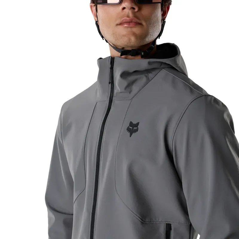 Fox Ranger Fire Hoodie in Pewter Grey-5