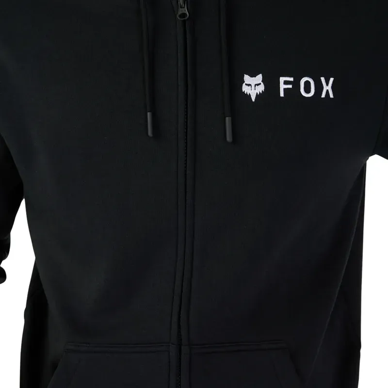 Fox Absolute Zip Fleece Hoodie in Black-4
