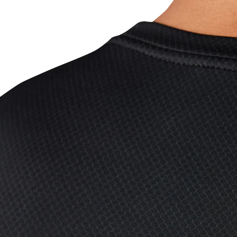 Fox Tecbase Fire Long Sleeve Shirt in Black-7
