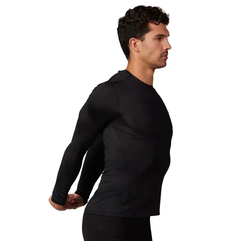 Fox Tecbase Long Sleeve Shirt in Black-4