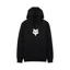 Fox Head Pullover Hoodie in Black