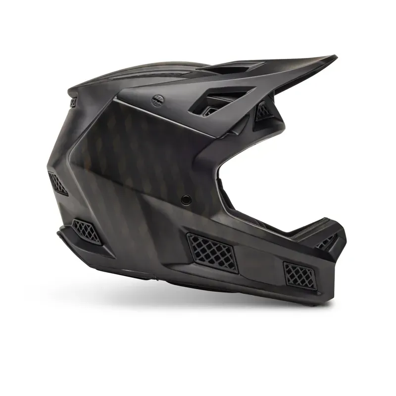 Fox Rampage Pro Carbon MIPS Helmet in Matte Carbon Grey