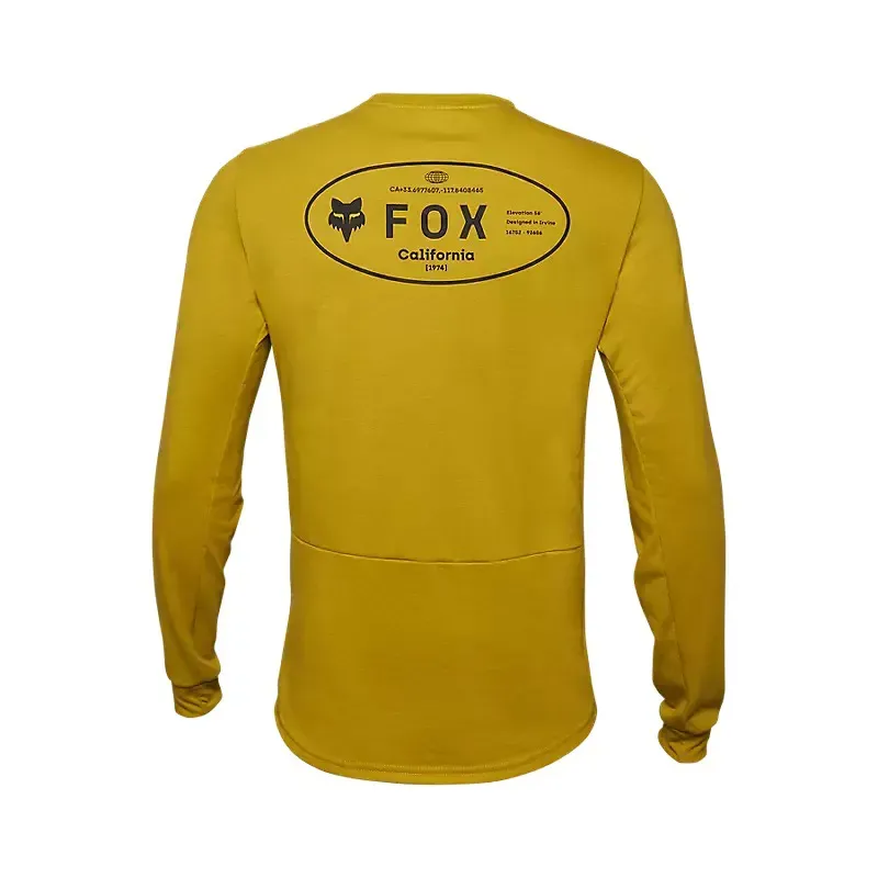 Fox Ranger Drirelease LS Jersey in Mustard-1