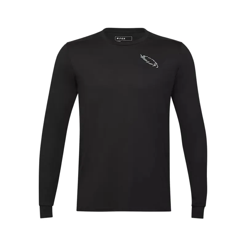 Fox Ranger Lunar Drirelease 3/4 Sleeve Jersey in Black