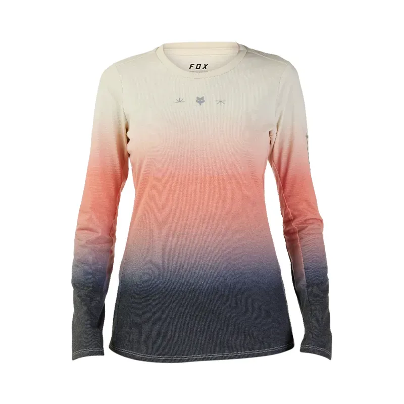 Fox Ranger Drirelease Lunar Long Sleeve Women's Jersey in Bone White