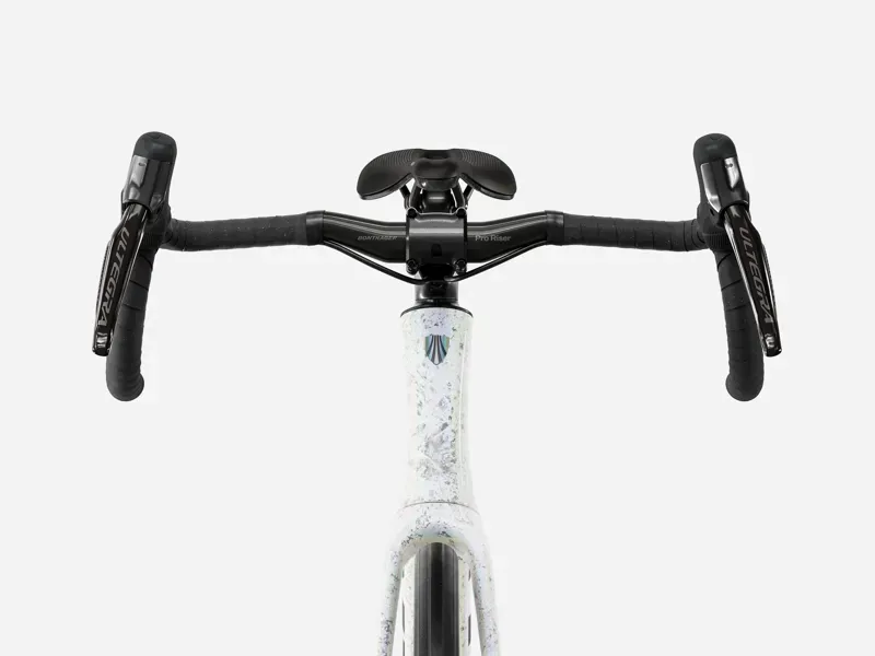 Trek Domane SLR 7 Road Bike in Mother of Pearl/Silver Marble-2