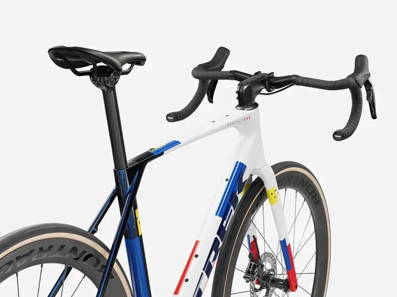 Trek Domane SLR 7 Road Bike in Navy Smoke/Trek White-3