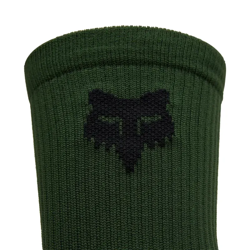 Fox Ranger 6in Socks in Ivy Green-1