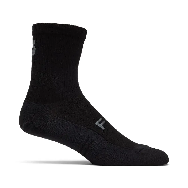 Fox 6in Flexair Merino Socks in Black