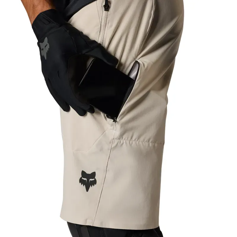 Fox Flexair Shorts in Chalk White-3