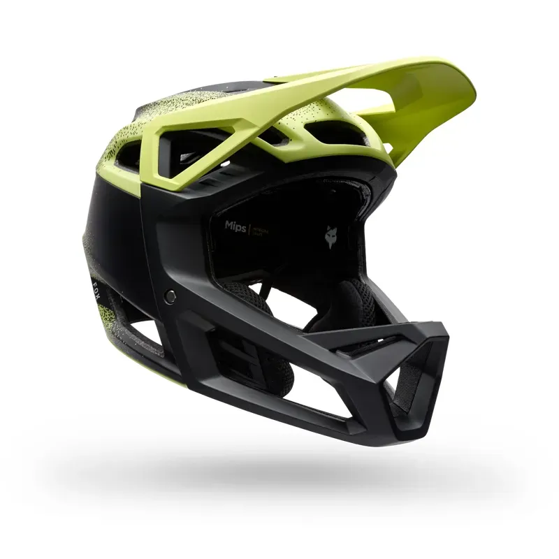 Fox Proframe RS Aura Helmet in Lime Green-1