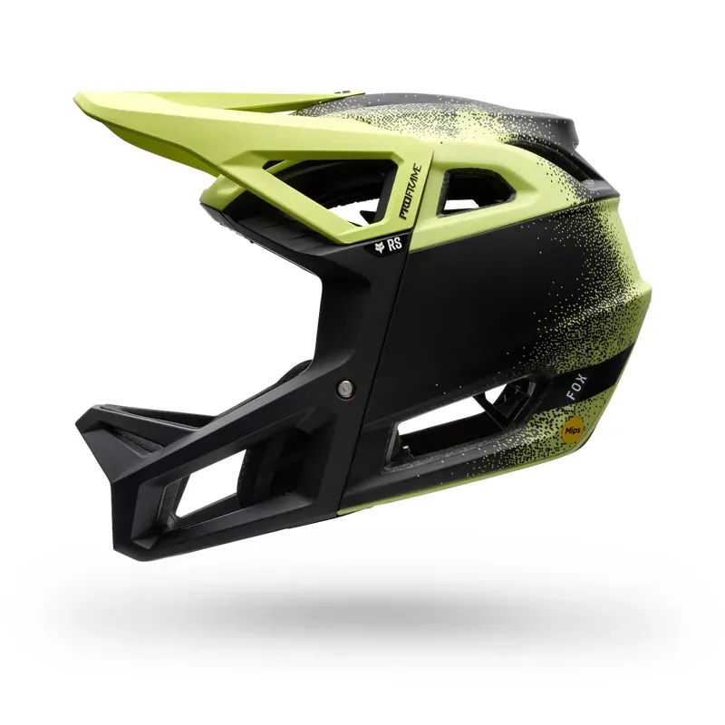 Fox Proframe RS Aura Helmet in Lime Green-3