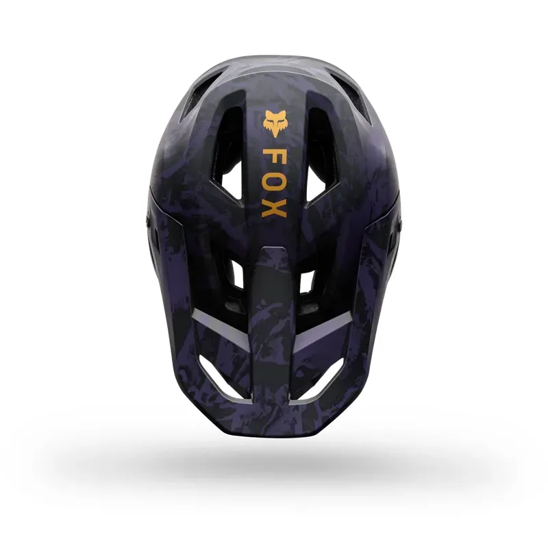 Fox Rampage Image Print Helmet in Plum Purple-4
