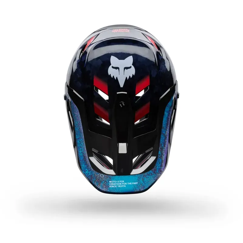 Fox Rampage RS Vision Limited Edition Helmet in Multi Color-4