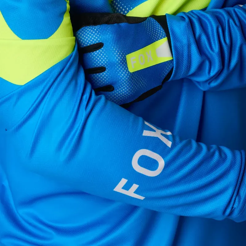 Fox Ranger Tactile Long Sleeve Jersey in Blue Jewel-5