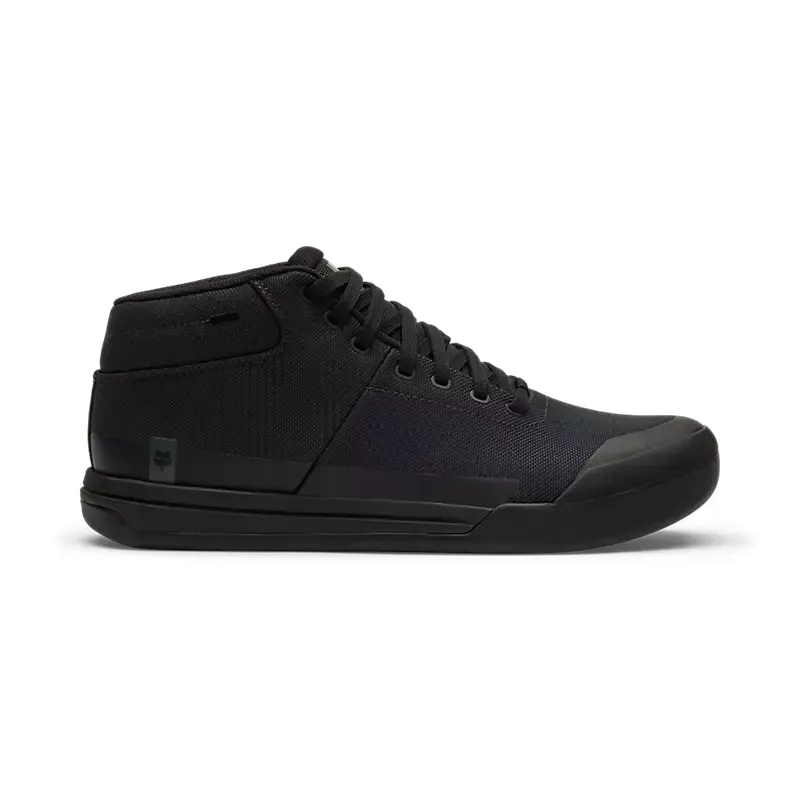 Fox Union Canvas Mid Shoes in Black