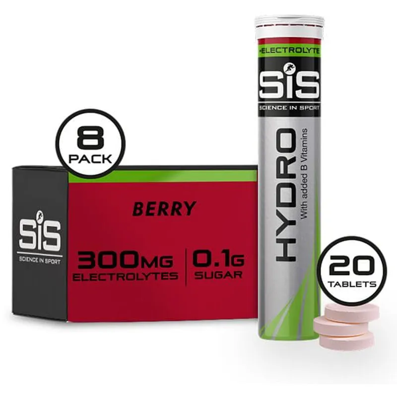 Science in Sport GO Hydro Tablets in Berry - 1 Tube of 20 Tablets