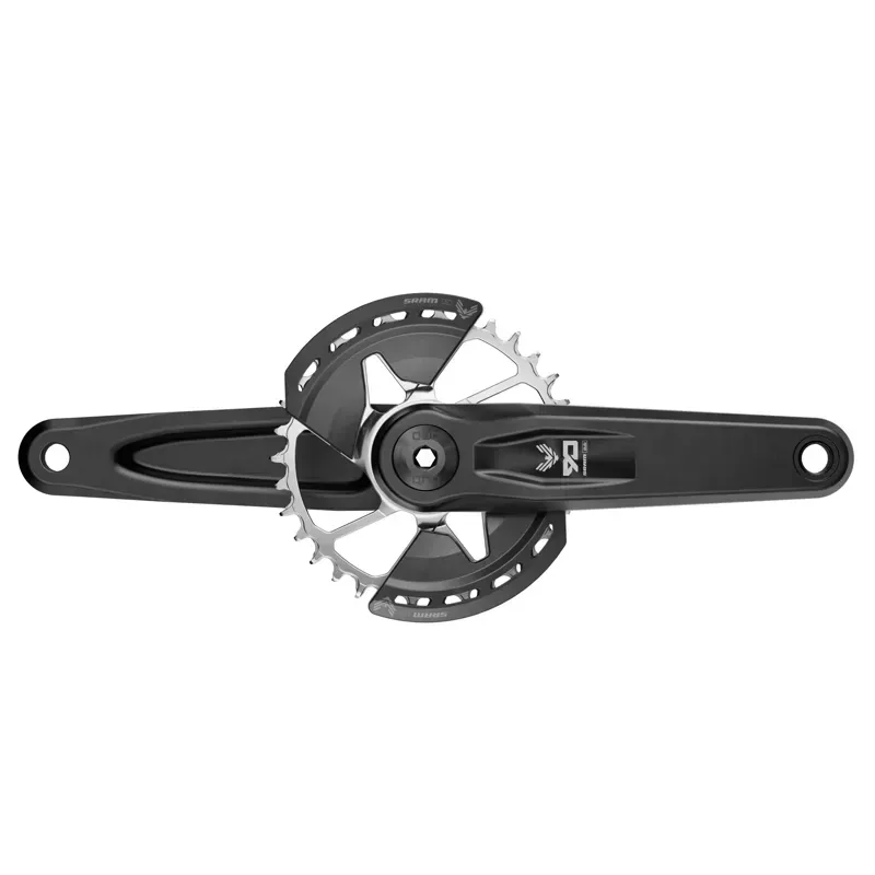 SRAM Crankset Eagle 90 Q174 CL55 DUB MTB Wide Black 2-Guards 32t Steel T-Type (BB And BB DUB Spacers Are Not Included): 1