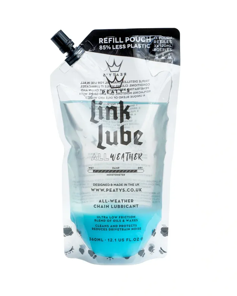 Peaty's LinkLube All-Weather Chain Lube Refill Pouch - 360ml