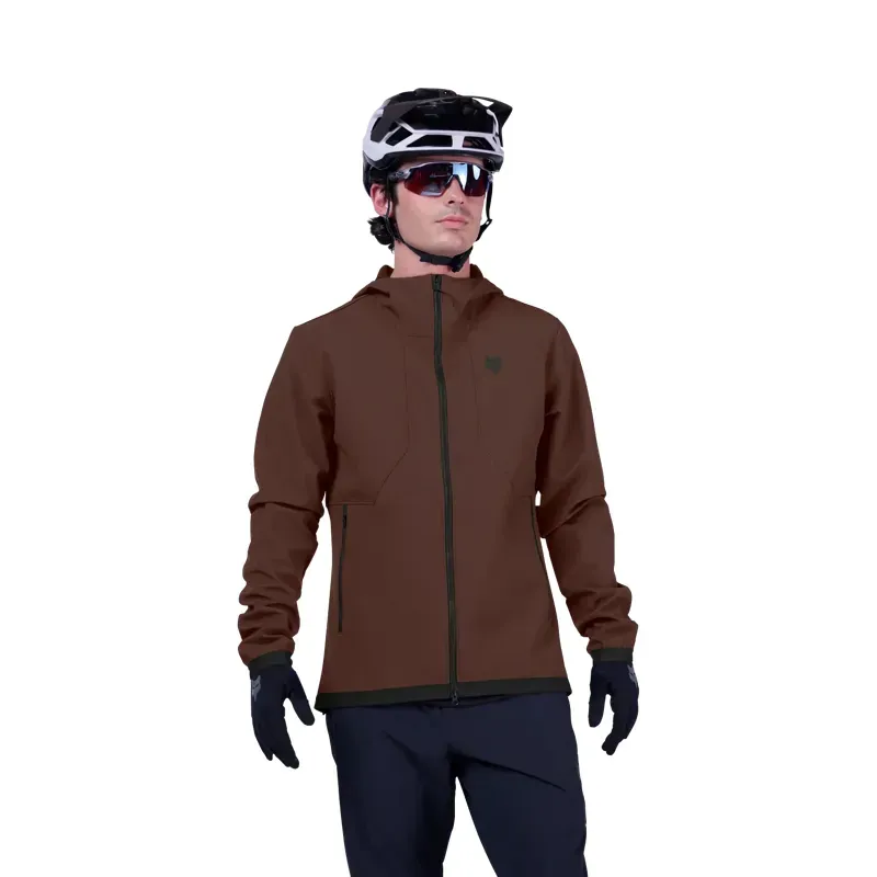 Fox Ranger Fire Hoodie in Cocoa Brown-2