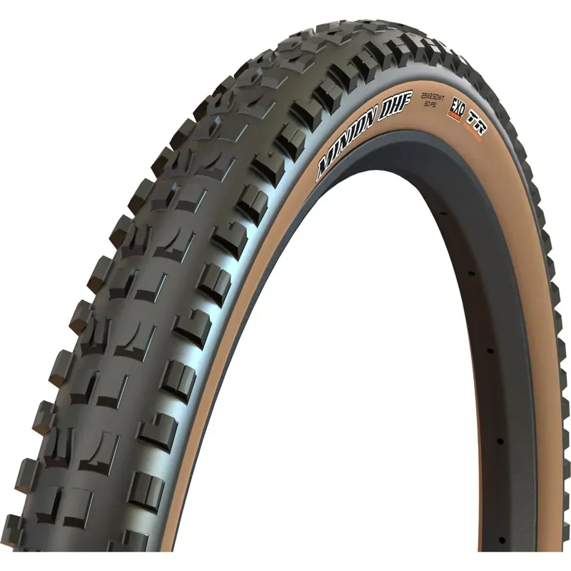 Maxxis Minion DHF 60TPI Folding Tubeless Tyre in Brown