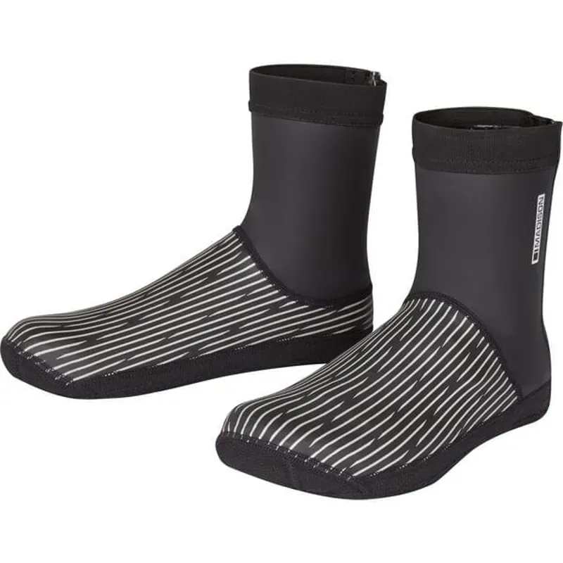 Madison Stellar Reflective Open Sole Overshoes in Black