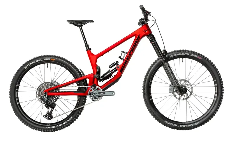 Nukeproof Giga 297 Carbon Pro T-GX Mountain Bike in Red