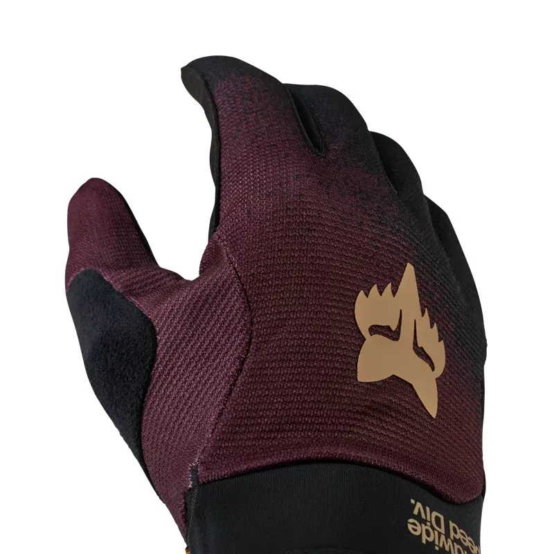 Fox Ranger Blend Gloves in Dark Maroon-3