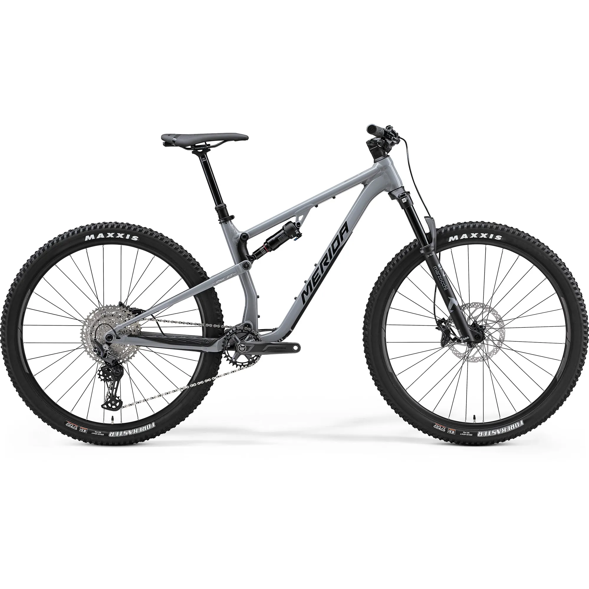 Merida One-Twenty 600 Mountain Bike In Grey/Black/Silver