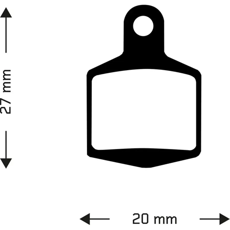 Aztec Hope M4/E4/DH4 Sintered Disc Brake Pads In Black