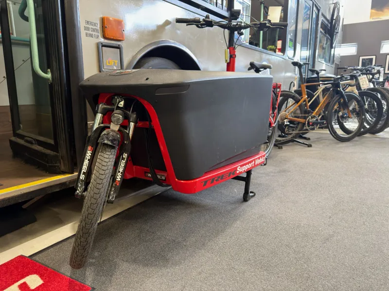 Trek Fetch+ 4 Electric Cargo Bike - Red - Ex Staff-1
