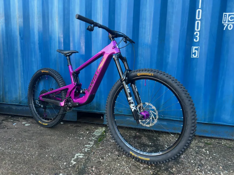 Santa Cruz Heckler SL Custom Purple Large - Very Little Use-1