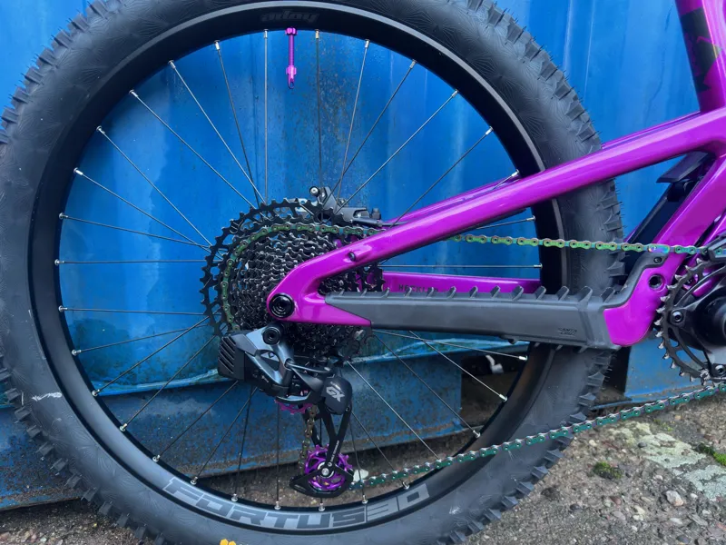 Santa Cruz Heckler SL Custom Purple Large - Very Little Use-2