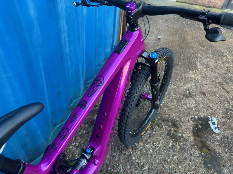 Santa Cruz Heckler SL Custom Purple Large - Very Little Use-7