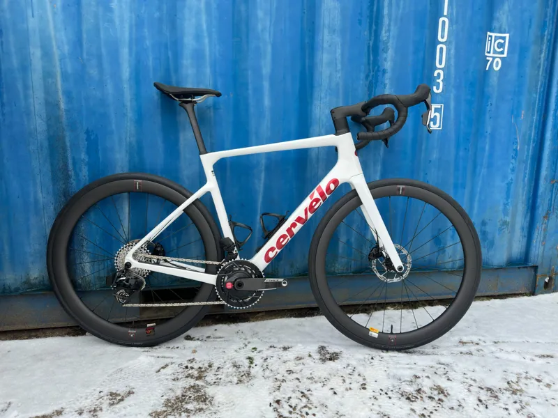 Cervelo 2026 Caledonia 5 Force AXS - Vanilla/ Cherry-1