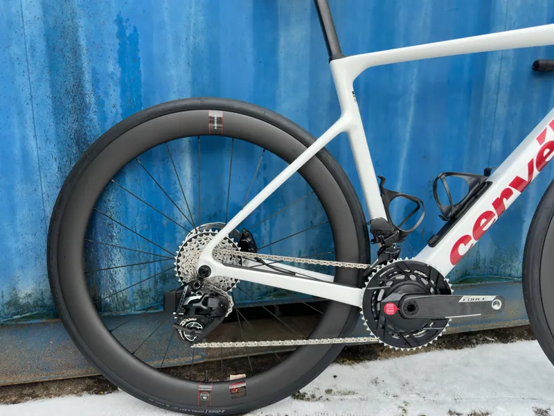 Cervelo 2026 Caledonia 5 Force AXS - Vanilla/ Cherry-3