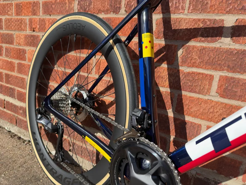 Trek Domane SLR 7 Road Bike in Navy Smoke/Trek White-3