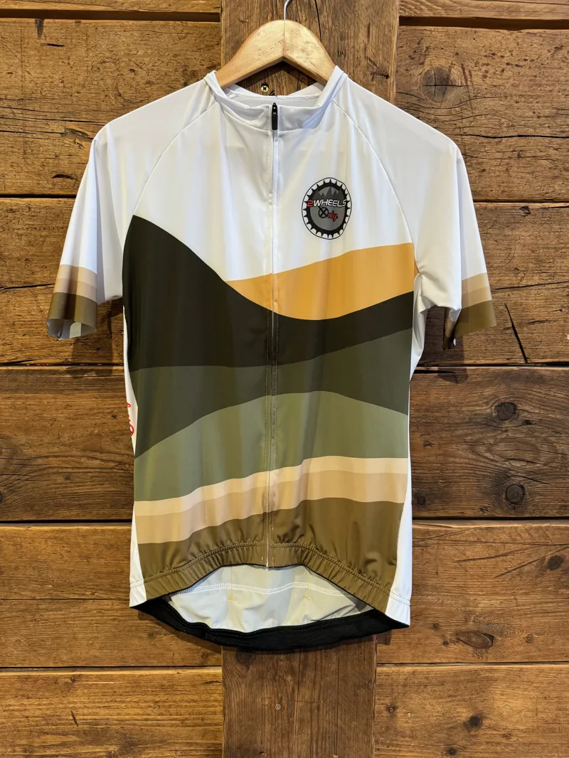 2 Wheels Only Custom LandScape Jersey by Santini/Trek